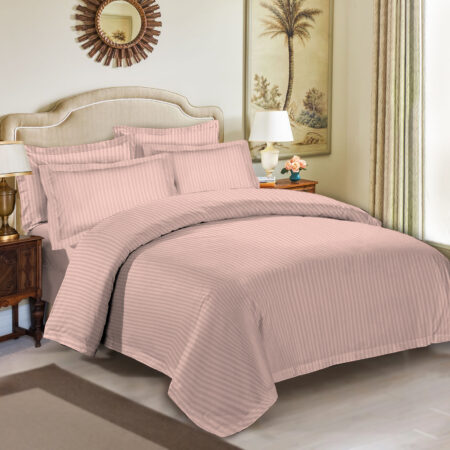 Cotton bed linen-Baumwoll Bettwäsche-rosa-pink-3,4,5 Teile