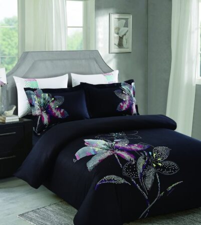 Saten bed linen-Satin Bettwäsche-lautira3,4,5 Teile