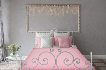 bed cover-tagesdecke-microfaser-rosa-pink