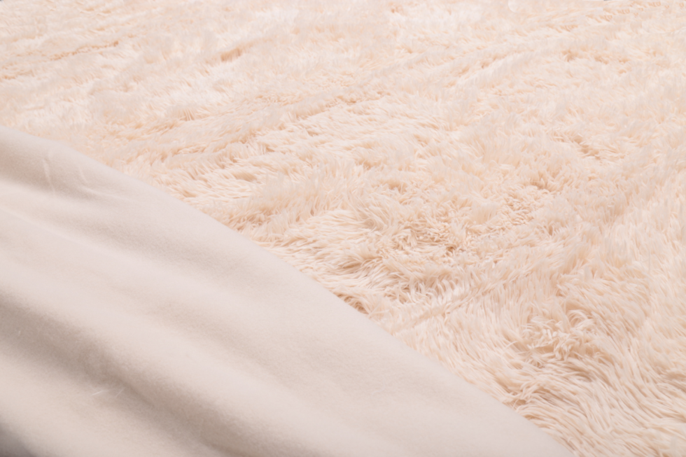 Bedspread Shaggy-Kuscheldecke Shaggy-cappuccino