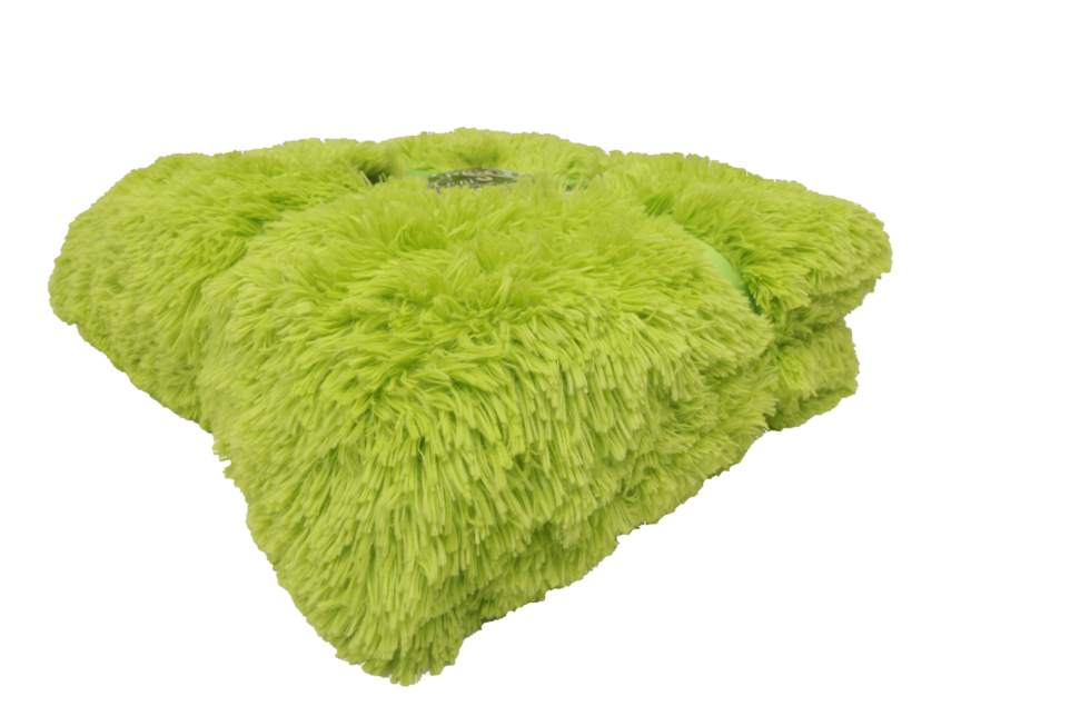 Bedspread Shaggy-Kuscheldecke Shaggy-grün-green