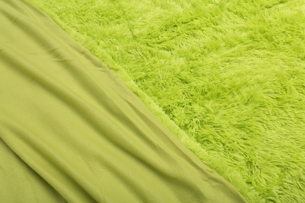 Bedspread Shaggy-Kuscheldecke Shaggy-grün-green