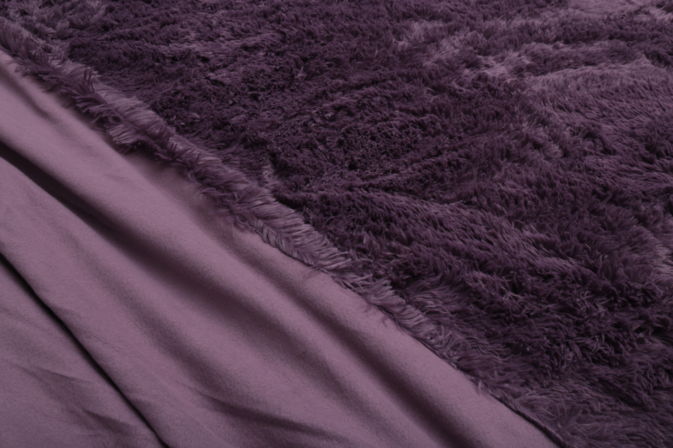 Bedspread Shaggy-Kuscheldecke Shaggy-lila-dusty rose