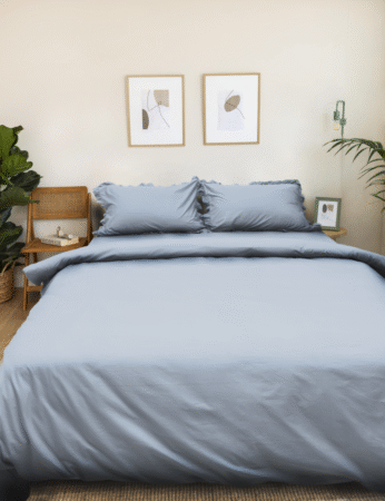 perkal bed linen-perkal bettwache-blau-blue