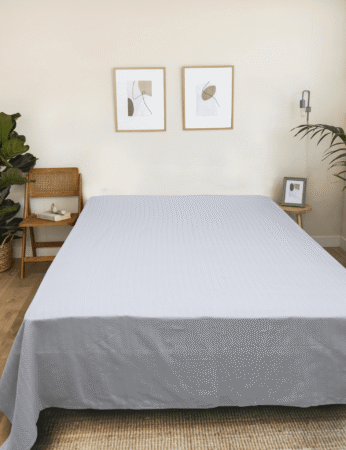 Cotton bedspread denadi-Baumwoll Tagesdecke -grau-grey -150/220,220/240