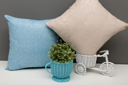 Decor pillow-decor kissenbezug-beige,blau,- beige,blue