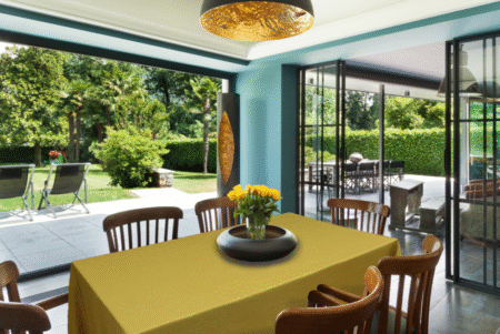 Tablecloth-tischdecke-gelbgrün-yellowgreen