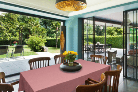 Tablecloth-tischdecke-helles lila-light lila