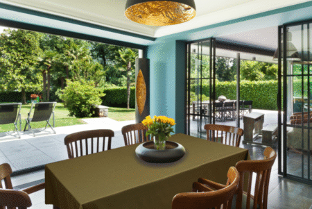 Tablecloth-tischdecke-olivgrün-olive green