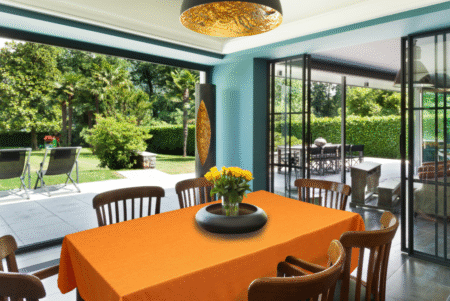 Tablecloth-tischdecke-orange