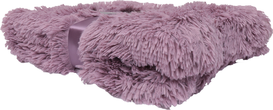 Bedspread Shaggy-Kuscheldecke Shaggy-lila