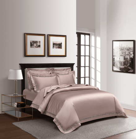 Saten bed linen-Satin Bettwäsche-rosa-pink-3,4,5 Teile