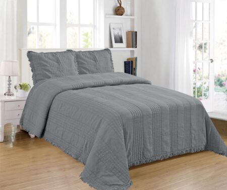 bed cover-tagesdecke-tana-grau