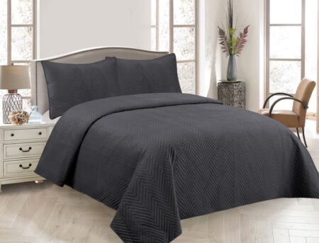 bed cover-tagesdecke-tary-dunkelgrau-dark grey