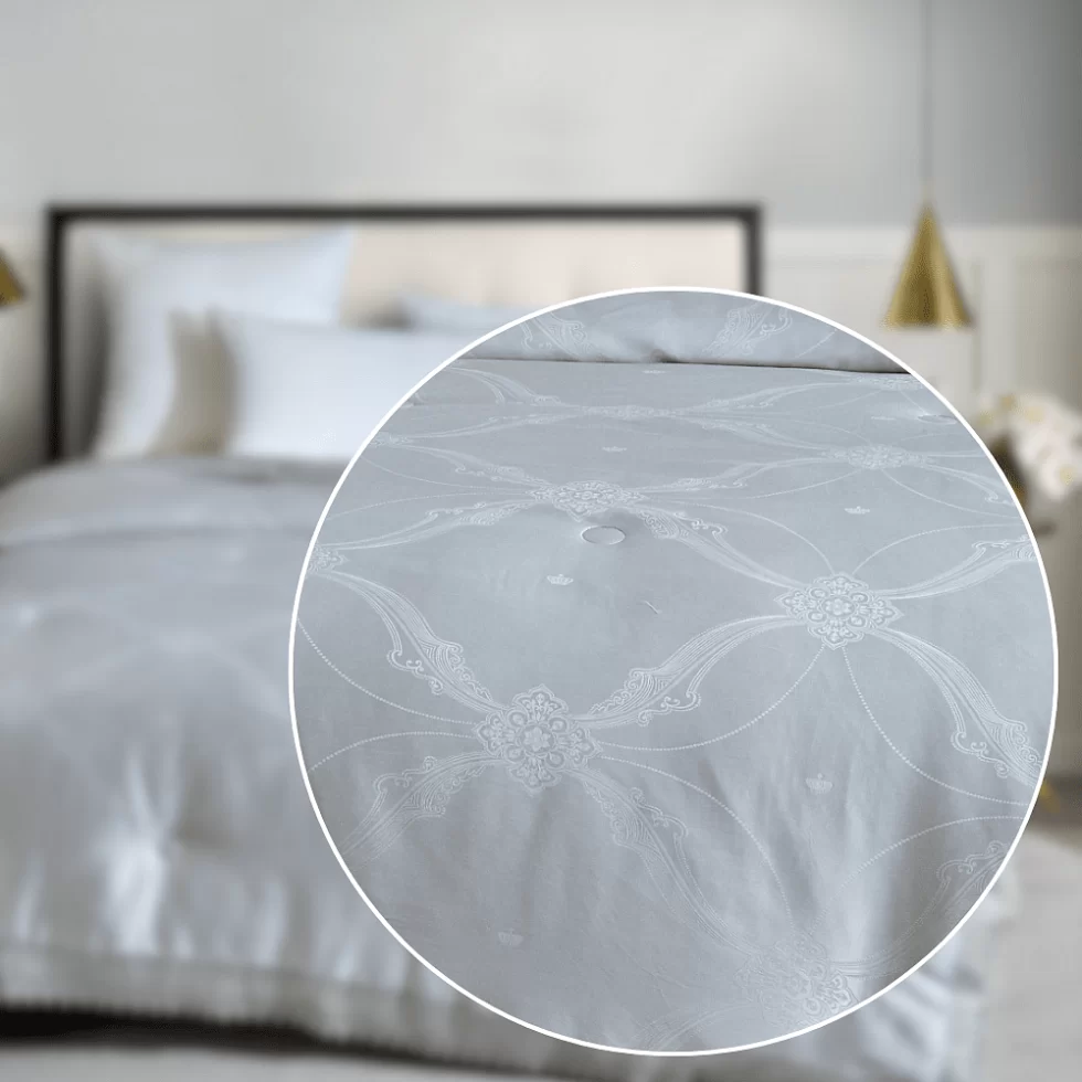 bed quilt-bettdecke-modal-grau-grey