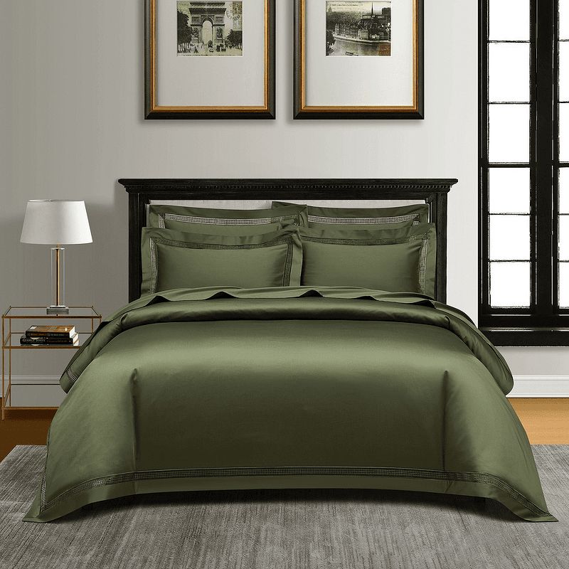 bed sheet-bettwäsche-grün-green-lace