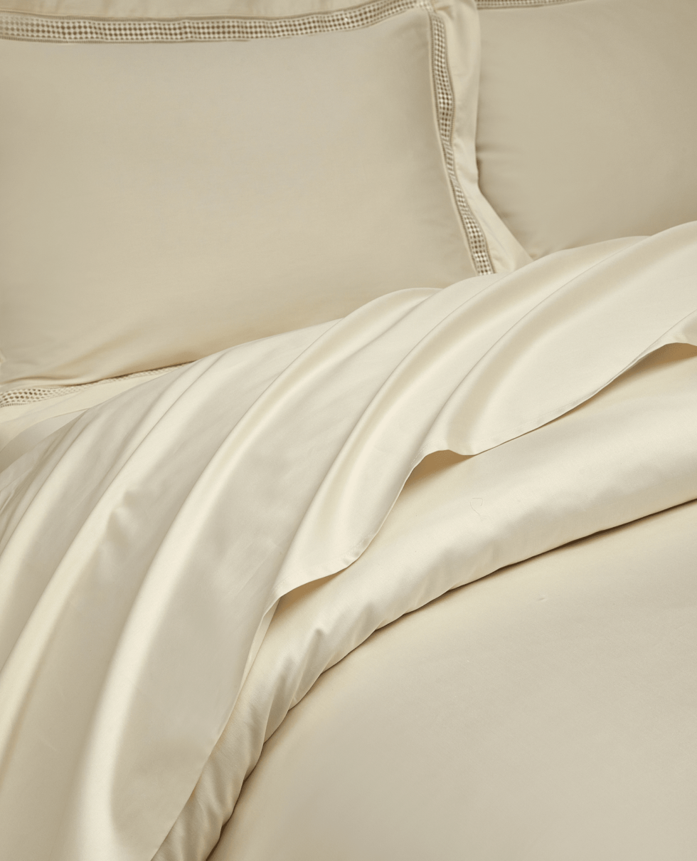Bed sheet-bettwäsche-lace-cream