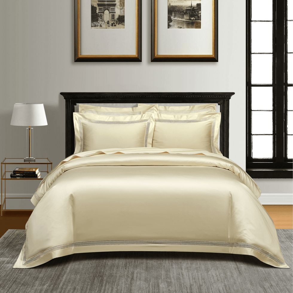 Bed sheet-bettwäsche-lace-cream