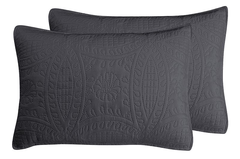 bed spread-tagesdecken-schwarz-black